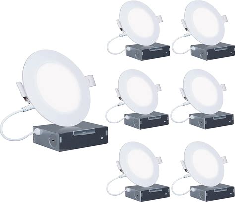 junction box mounted led lights 5000k|INFIBRITE 6 Inch 5000K 12W 1050LM Ultra.